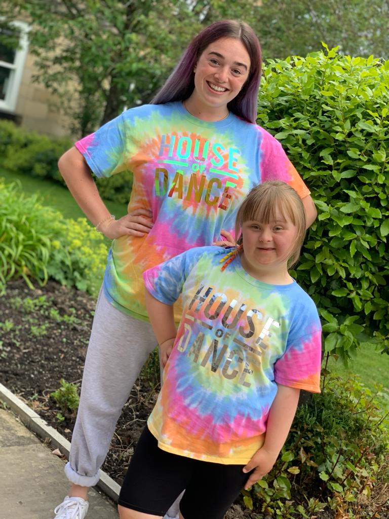 Colortone Women's Rainbow Tie-Dye Heavyweight T-Shirt - Pre-Shrunk Cotton, Short Sleeve (Small)