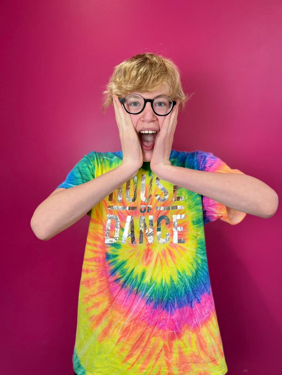 Neon Rainbow Tie Dye T-shirt – The HOD Shop