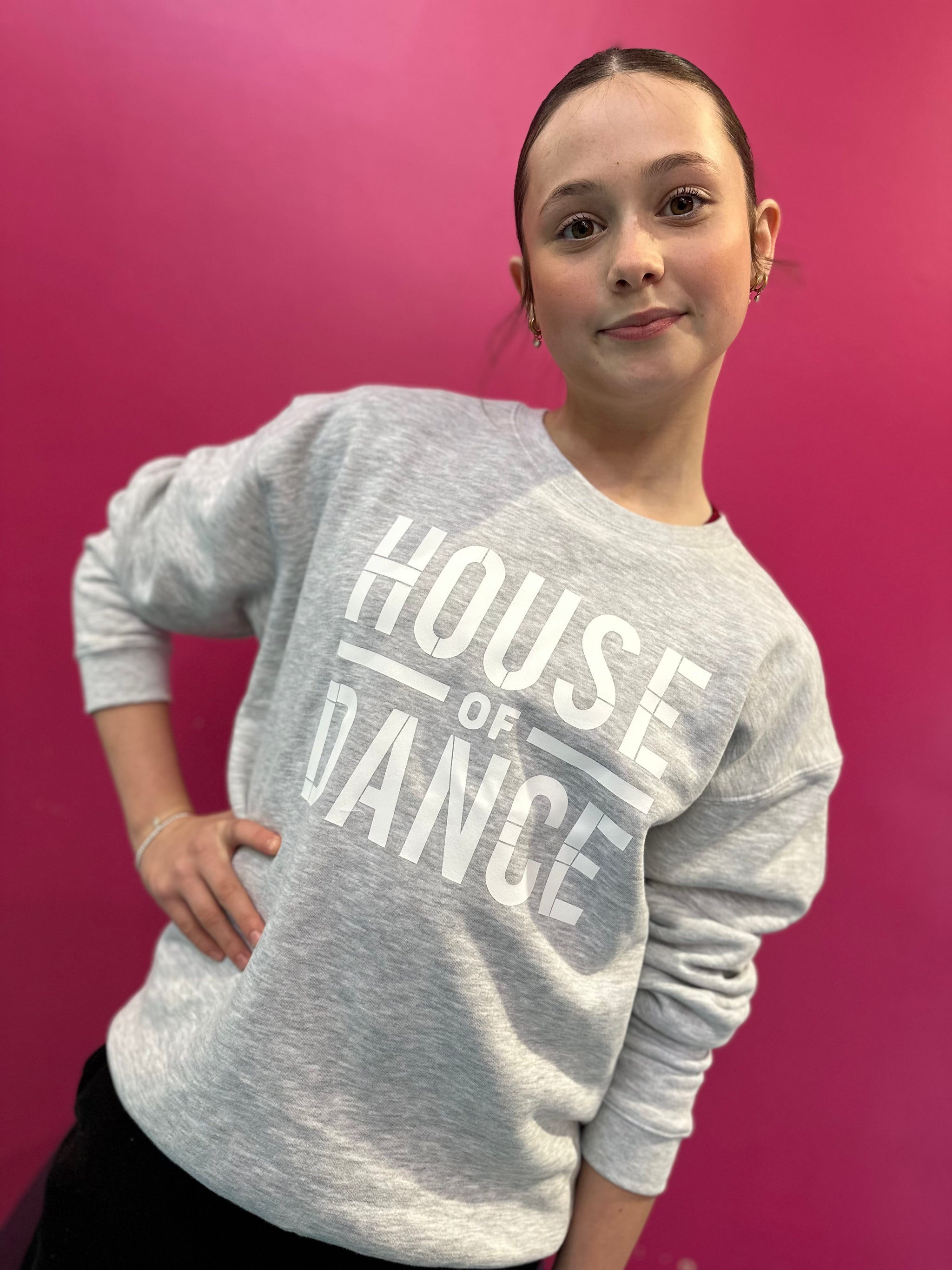 トップス House on the Hill / Sweatshirt Beige Cozy Crew Neck -- Hidden House Coffee